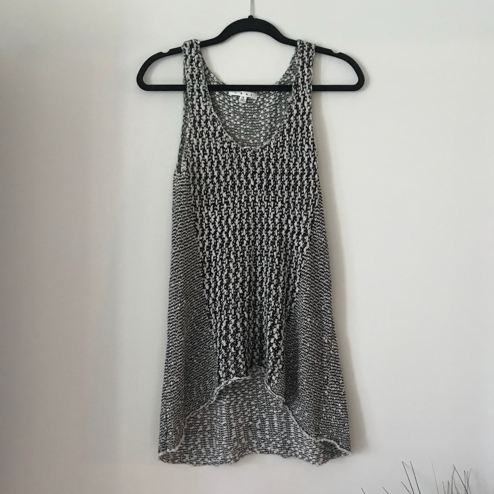 EUC Cabi Oreo Tape Yarn tank - Sz Small